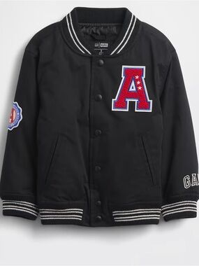 NWT Gap Kids Avengers Varsity Jacket